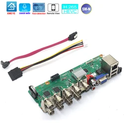 Dvr 8 Channels 5M-N Board Xmeye Video surveillance Recorder Module With Onvif Audio Over Coaxial For AHD TVI CVI Analog IP Cam