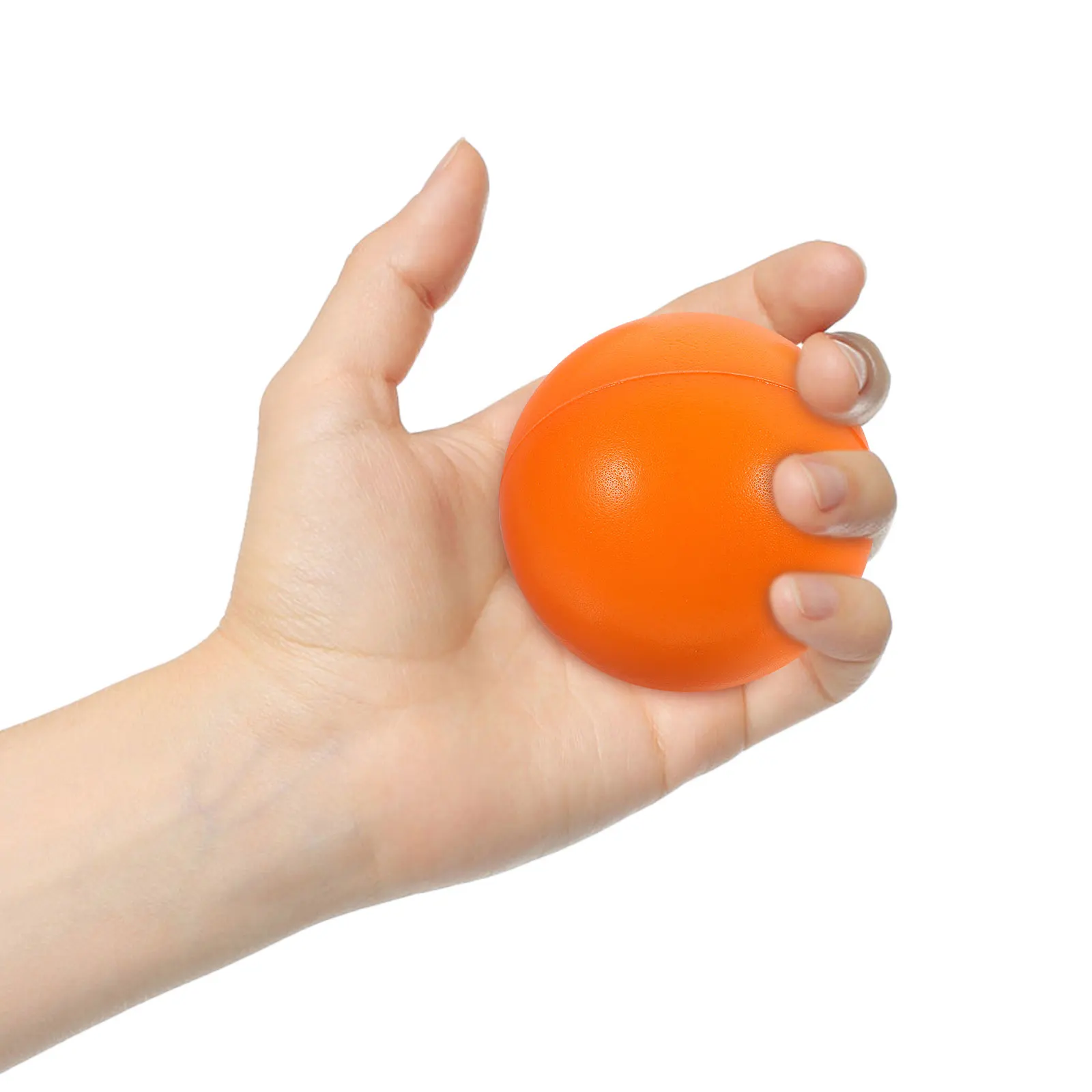 12 szt. Piłeczki 63mm Pomarańczowe Piankowe Gąbkowe Zabawki Antystresowe Ściskane Zabawki Redukujące Stres Mały Rozmiar Przenośne Elastyczne Zabawne Zabawki