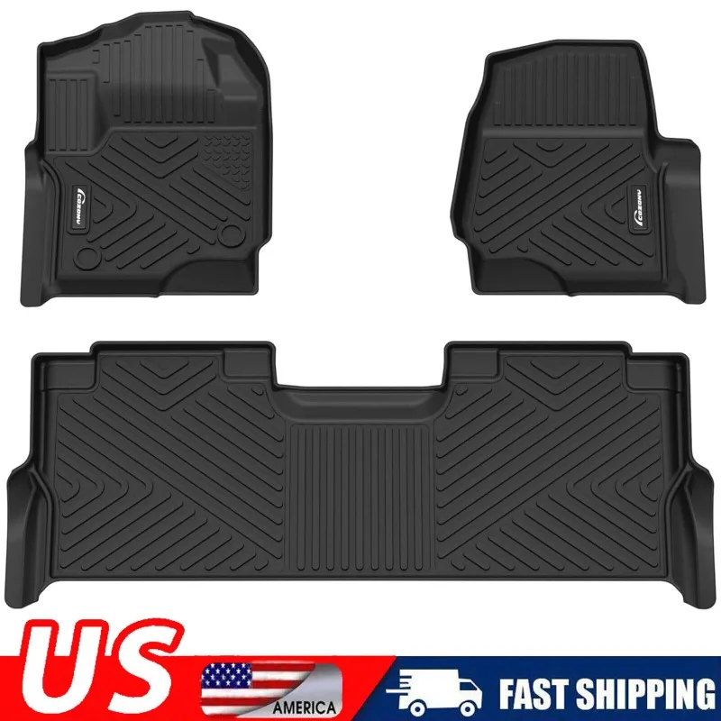 

All Weather Floor Mats Liner TPE for 2017-2024 Ford F-250 Super Duty Crew Cab United States