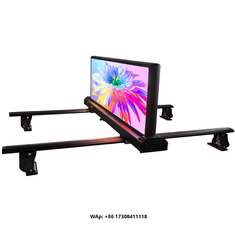 Rolling Car Led Display Signage Outdoor P2.5 P3 P3.33 P5 Digital Advertising Taxi Roof Led Display for Cas