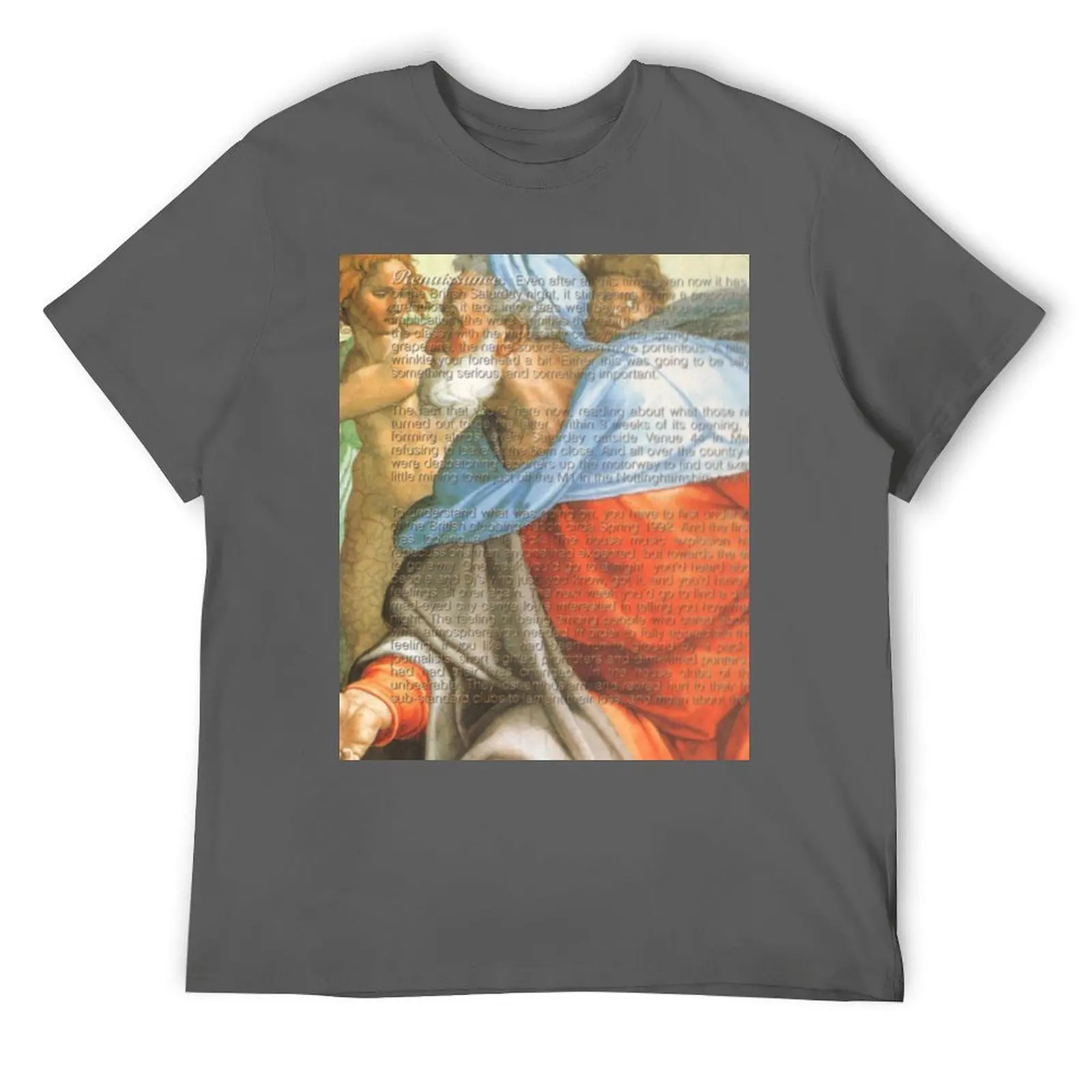 Renaissance By Sasha and John Digweed CD Art T-Shirt summer clothes blue lock boys animal print plain white t shirts men