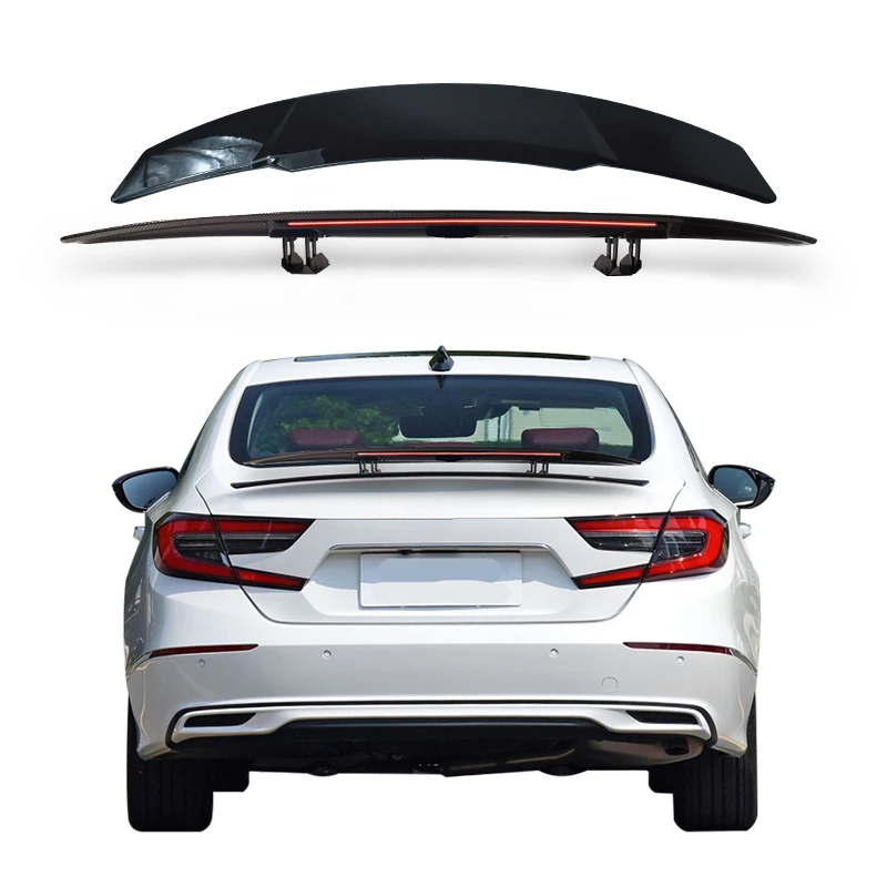 Car Exterior Accessories Universal Rear Wing Electronic Trunk Roof Spoiler For Accord 10th gen 11th gen 2018-2022custom