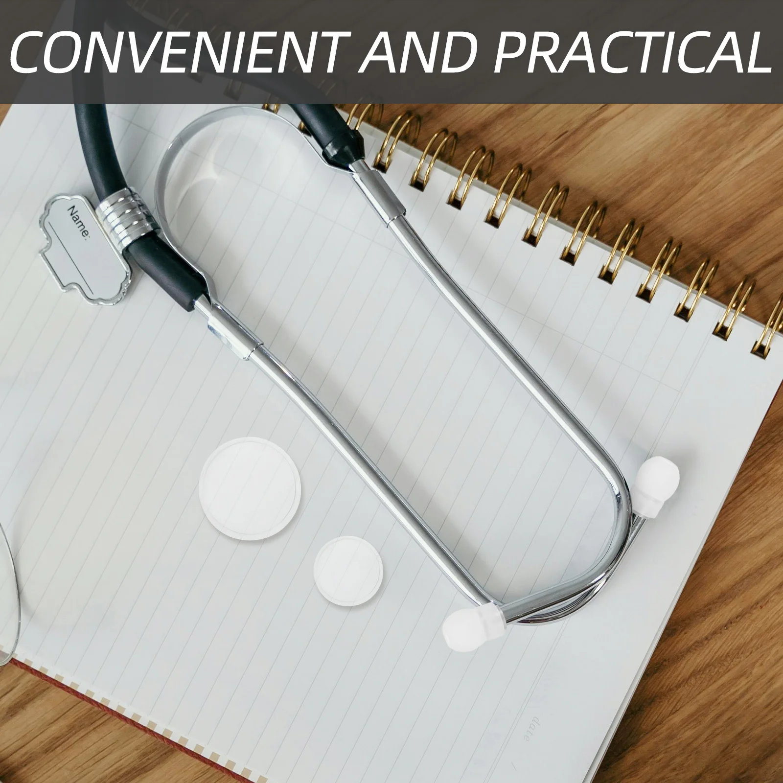 

1Set Stethoscope Diaphragm and Ear Pieces Replacement Kit for Adult Kids Pediatric Use Medical Accessories Precise Auscultation