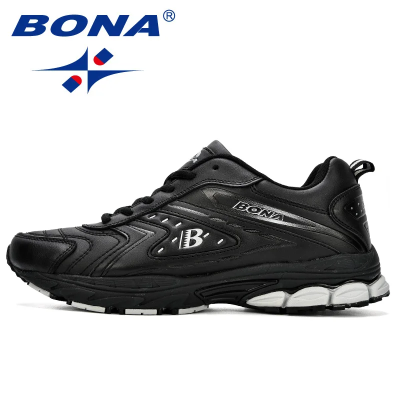 BONA 2023 New Designers Running Shoes Men Sports Shoes Lightweight Sneakers Man Comfortable Athletic Training Shoes Trendy