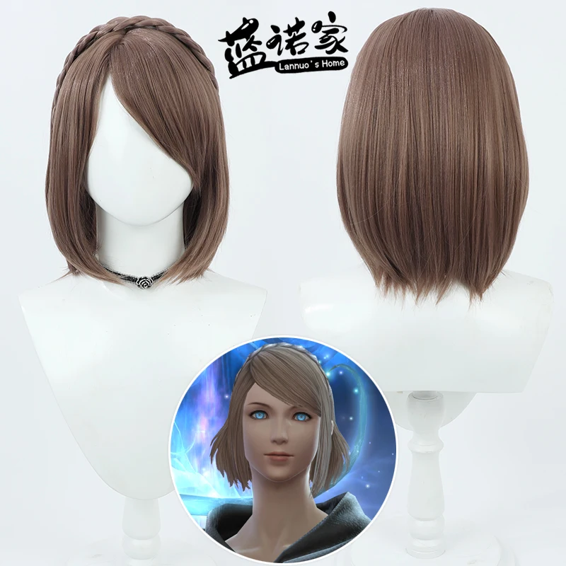 

Anime Athena Cos Cosplay Wig Halloween Carnival Party Props Synthetic Hair Heat Resistant Fiber + Wig Cap