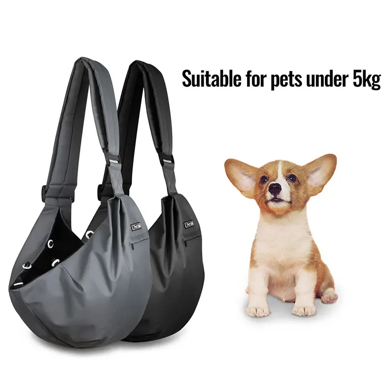 Petskd Pet Dog Sling Carrier Bag Outdoor Portable Shoulder Messenger Bag Cat Walking Bag for Puppy Kitten Nylon Pets Handbag