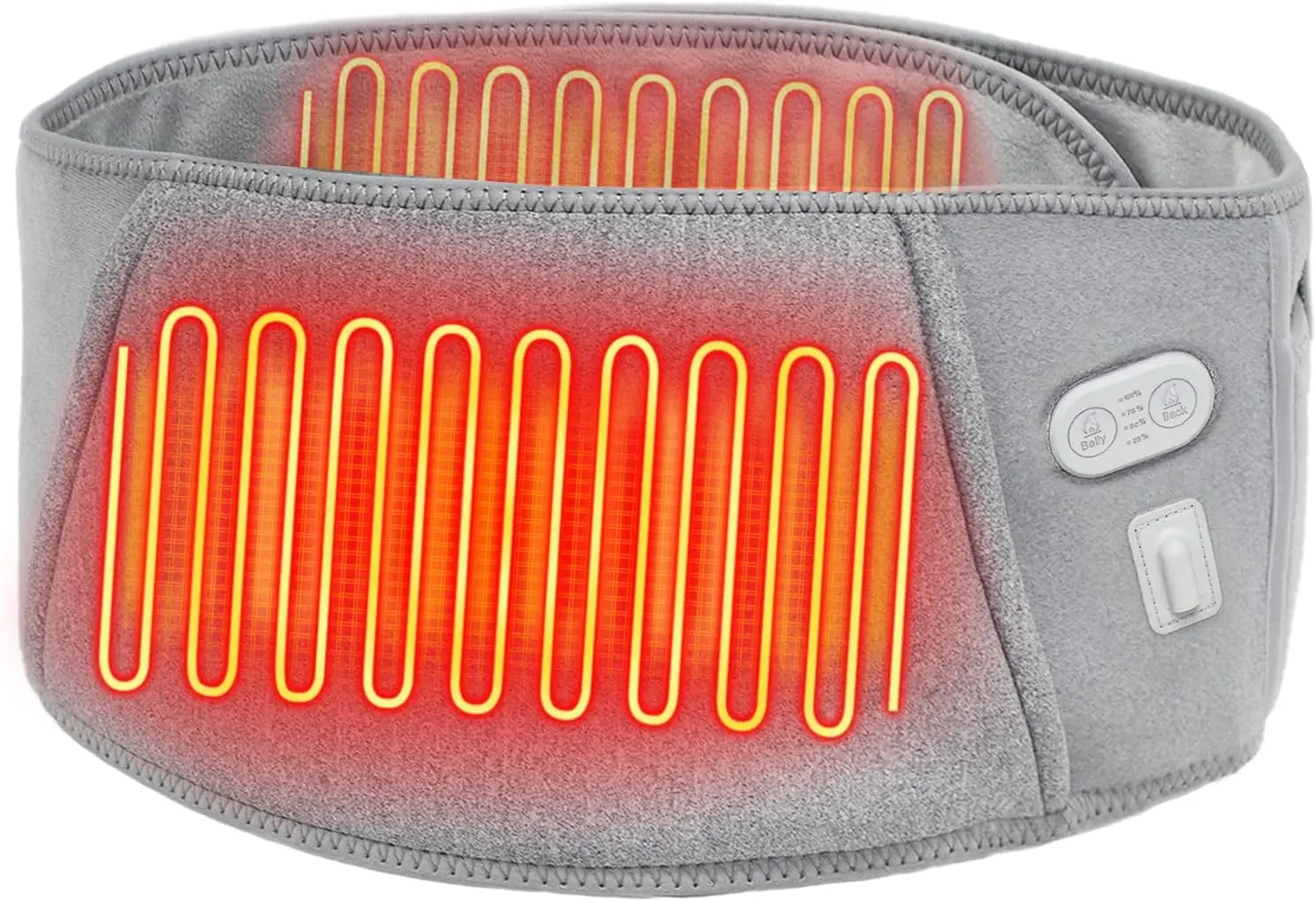 

Перезаряжаемый тонкий согревающий пояс для женщин для облегчения боли в спине и животе, беспроводной дизайн