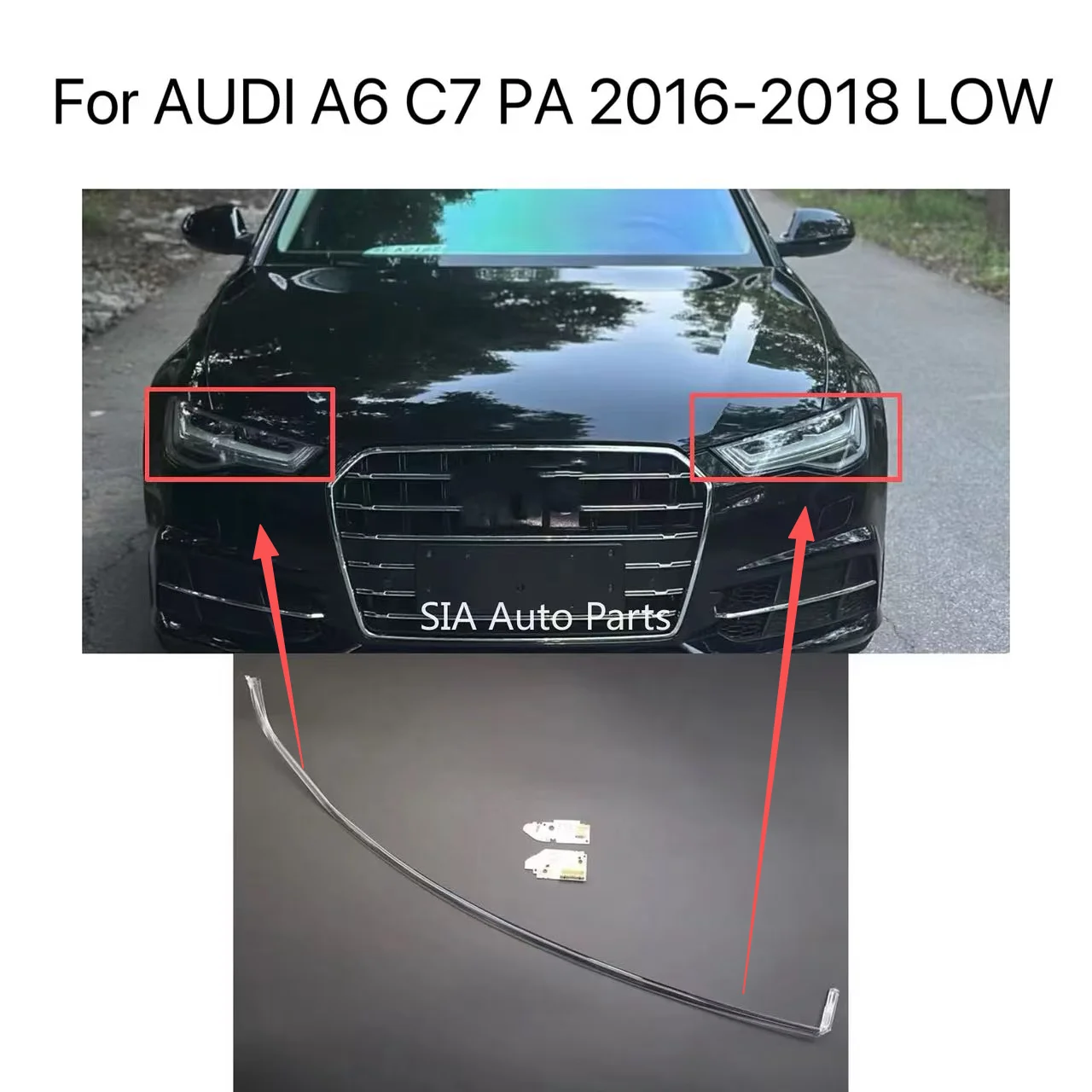 

For AUDI A6 C7 PA 2016-2018 LOW white Light Car Headlight DRL CHIP Tube Angel Eyes Daytime running chip Ballast Module Parts