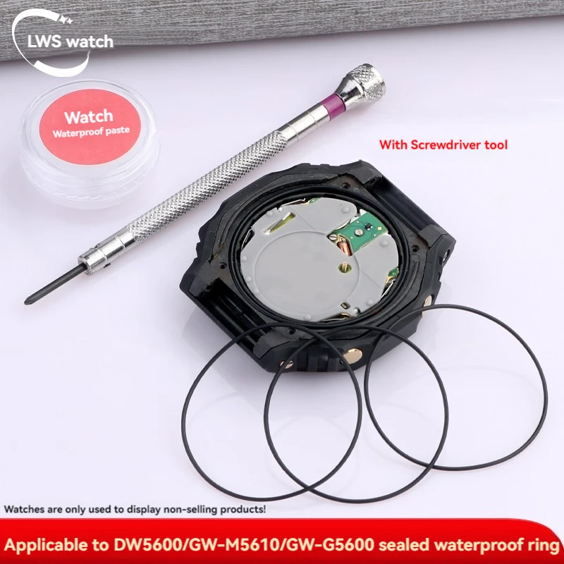 For Casio G-SHOCK DW-5600 DW5600 GA-2100 GA2100 GM-2100 GA-110/120 GG-1000 Watch Back Cover Gasket Sealing Rings Waterproof Ring