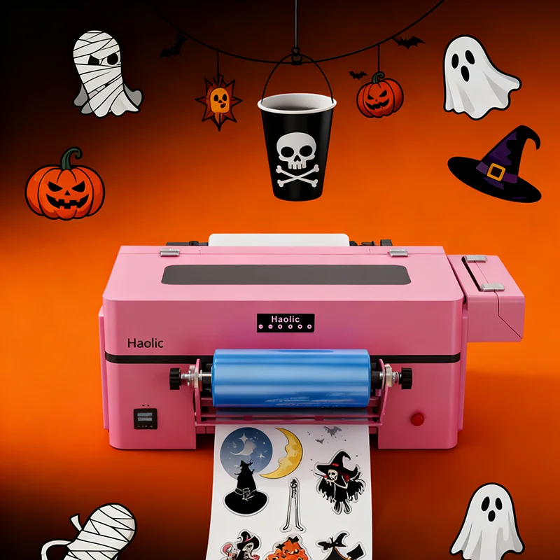 Top Ranking 13-inch UX7 UV DTF Printer With DX7 Printhead Factory Price Direct Sale Easy To Operate For Cup Wraps Business