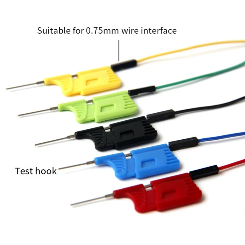 1Set Chip Universal Test Hook Solder-Free DAD Wire Sdk08 Double Hook Ic Logic Analyzer Clips