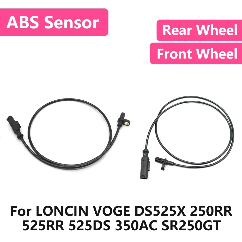 

For LONCIN VOGE DS525X 250RR 525RR 525DS 350AC SR250GT Motorcycle Front Rear Wheel Signal ABS Wheel Speed Sensor Wire Silicone