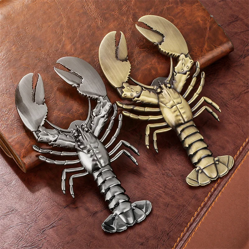 Kreativer Flaschenöffner in Hummerform aus Edelstahl, Bieröffner, Barzubehör für Club, Pub, Hochzeit, Partybedarf mit Tasche – Detail 1