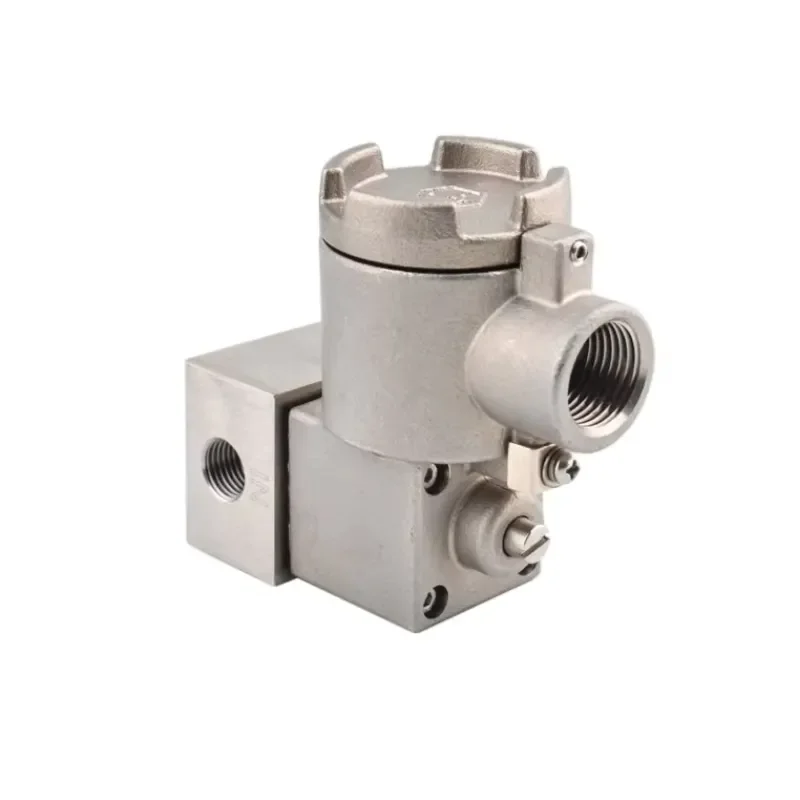 SSV22T6-08 Stainless Steel 316L Explosion Proof Solenoid Valve Single Head 1/4 Port Size Pneumatic Parts ExdCT6GB
