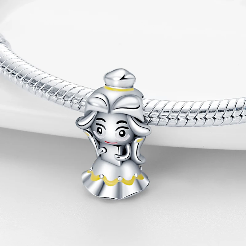 Popular Hot Sale 925 Sterling Silver Character Series Charms Suitable for 925 Sterling Silver Bracelet DIY Birthday Gift