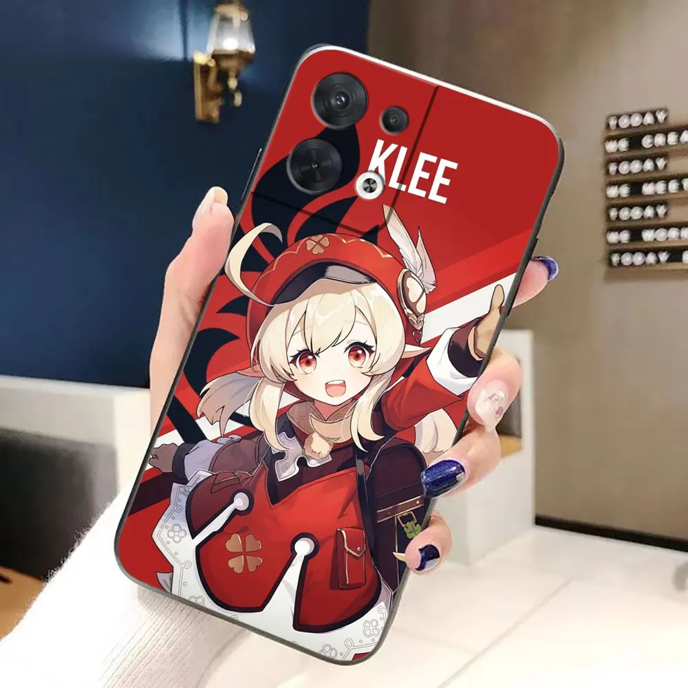 حار لعبة G-Genshin تأثير مخصص صور جراب هاتف ل ممن لهم رينو 13 13F 12 11 11F 10 8 8T 7 7Z 6 6Z 5 5F 4F 4 LITE F29 حافظة من البولي يوريثان