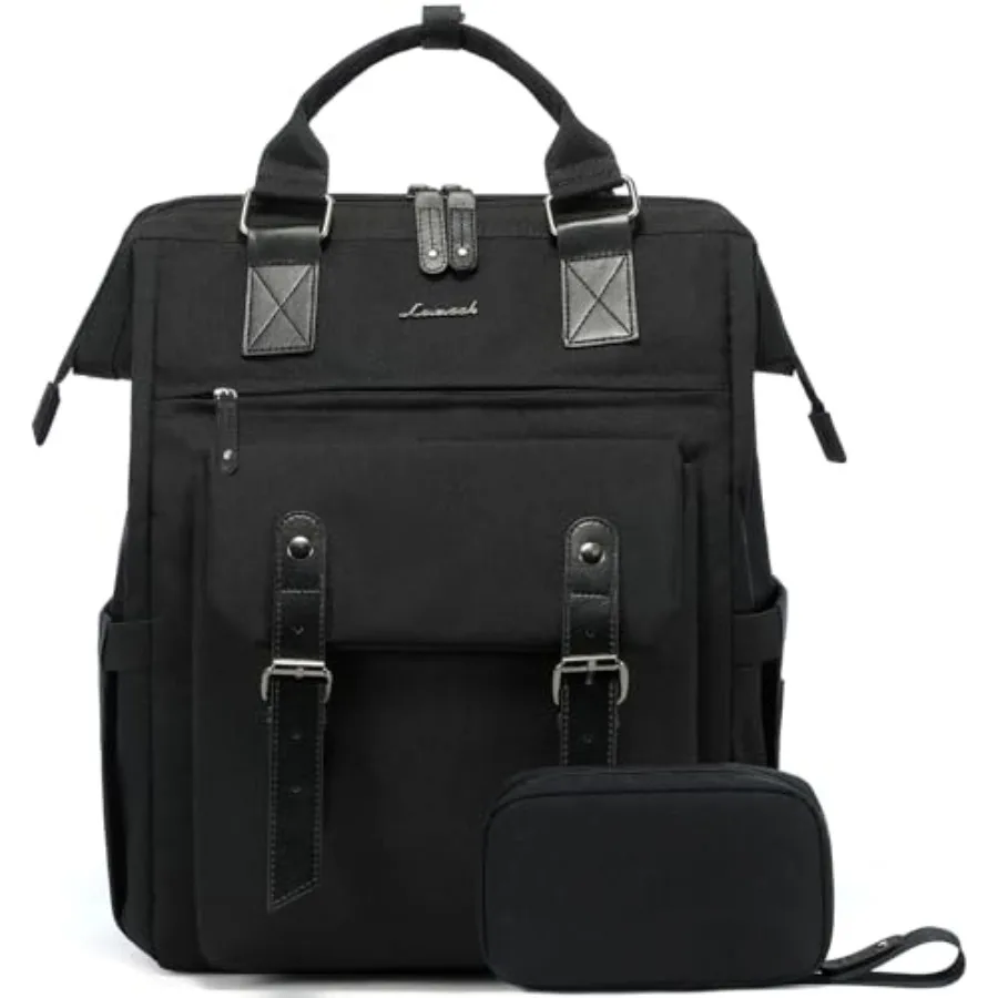 

Laptop Backpack for Women Work Travel Commuter Backpack Busess Computer Bag Doctor Nurse Bags College Backpack Purse, 17 ch, Bl