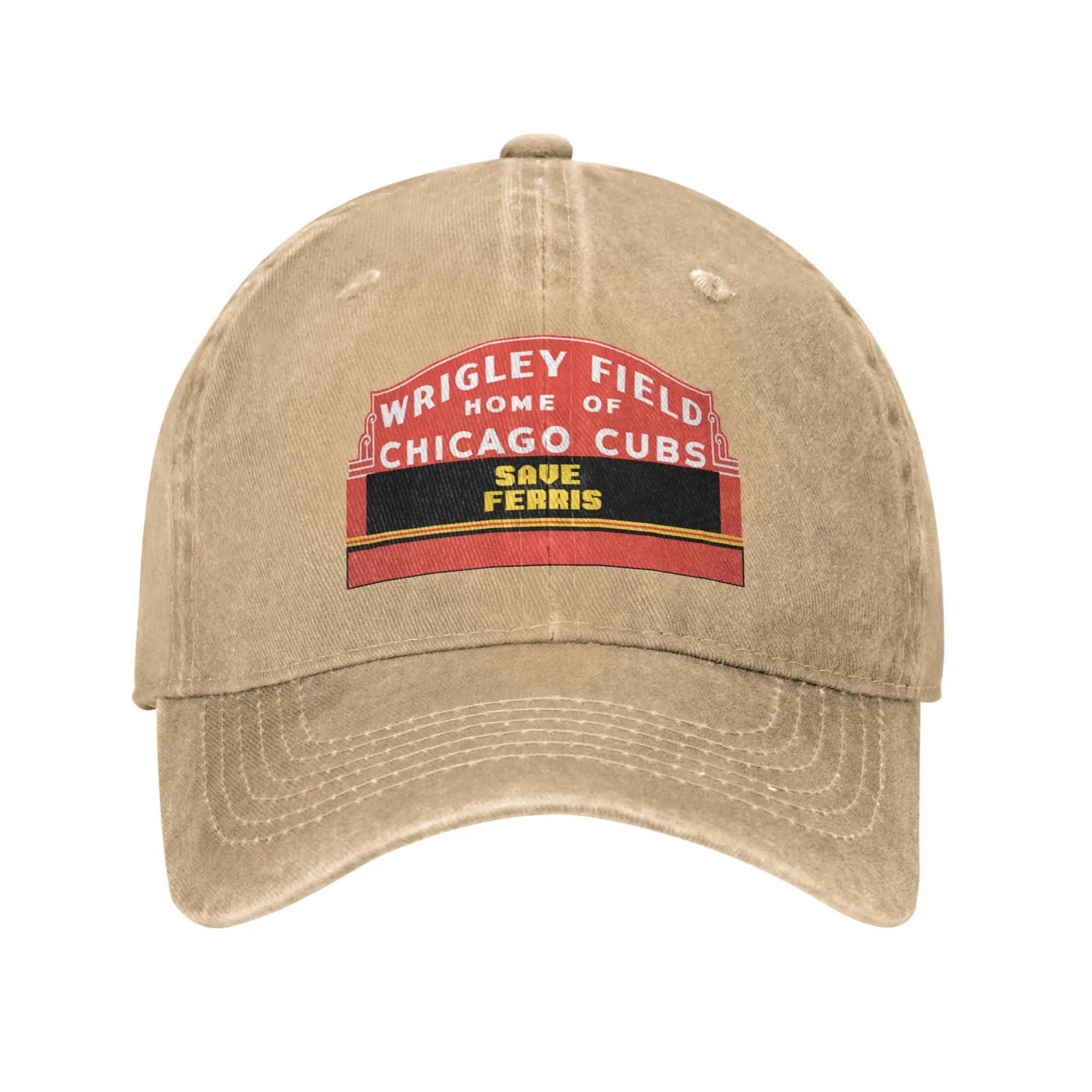 Fashion Save Ferris Wrigley Field Sign baseball cap  American Street Style Cap Women's