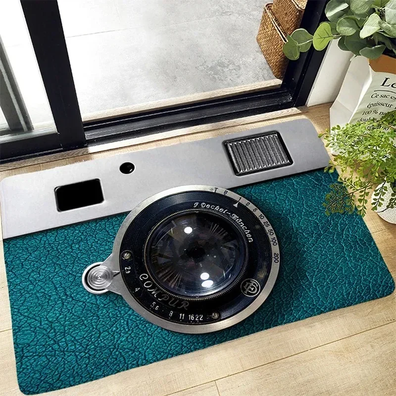 Retro Cassette Tape Fashion Bathroom Non-silp Doormat Suitable for Living Room Entrance Decorative Accessories Pads Bedroom Rugs