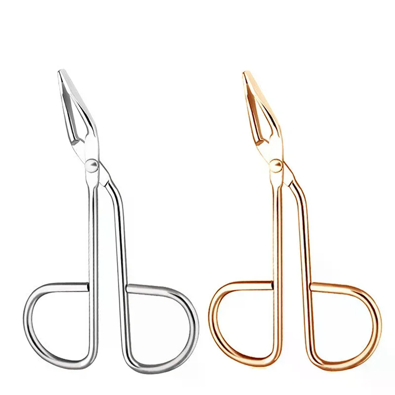 Eyebrow Plucker Stainless Steel Elbow Clip Scissor Tweezers Plier Beauty Slanted Puller Extension Eye Plucking Makeup Tool Elbow