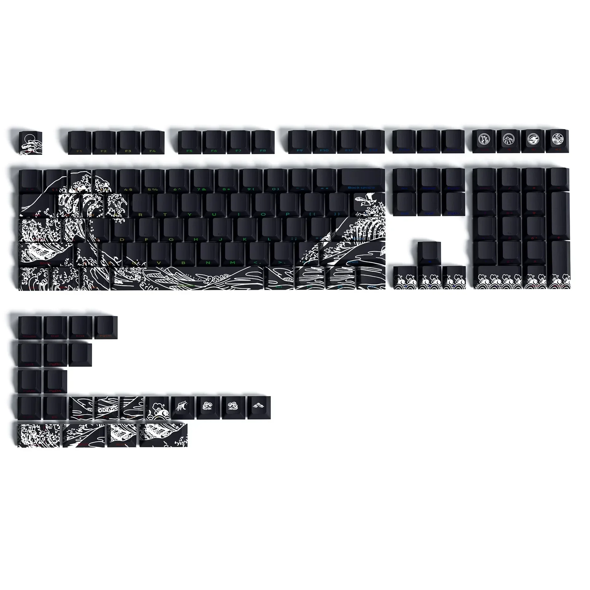 Original seitlich gravierte transparente Tastenkappe PBT kreative Persönlichkeit Sublimation benutzerdefinierte Tastatur geeignet