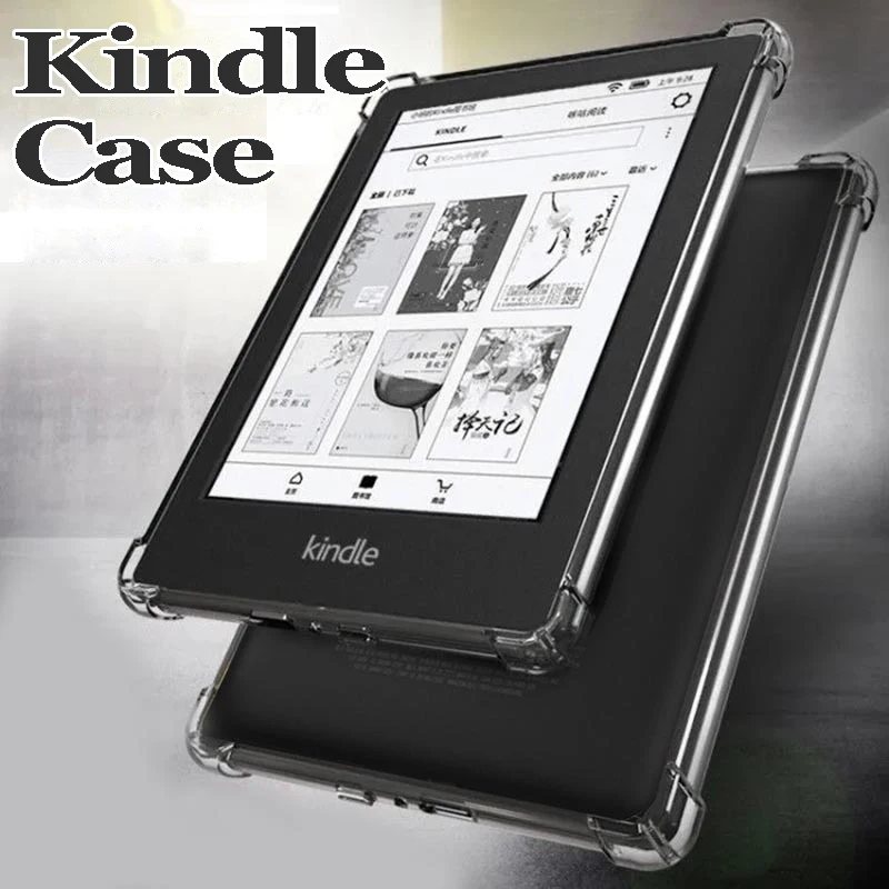 Anti-fall Cover for Kindle Paperwhite 5 2021 Case for KPW 4 KPW123 Kindle 2022 6 Inch Case Reader Tablets Case Clear Silicone