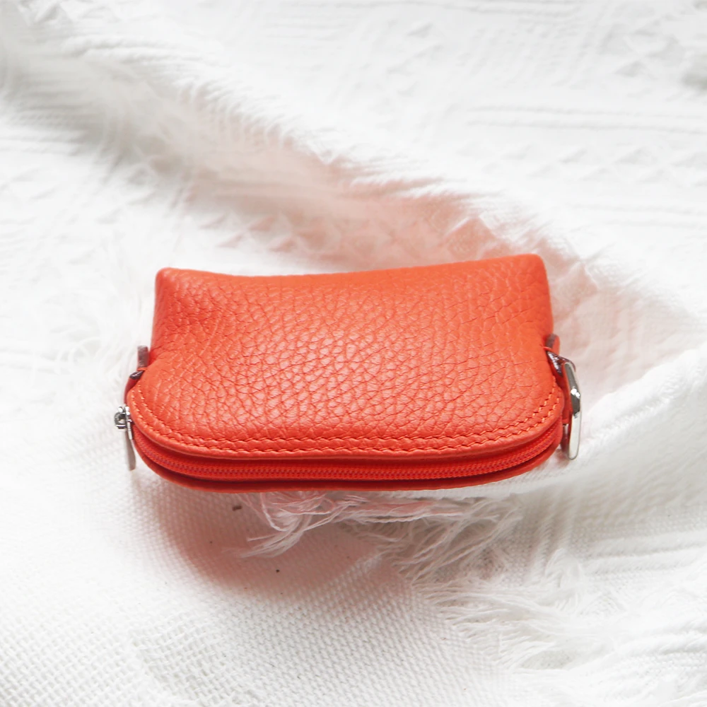 Echtes Leder Damen-Münzbörse Luxuriöse Modische Personalisierte Tasche Mini-Schlüsseletui Luxus-Design Kopfhörer-Aufbewahrung Kosmetiktasche – Detail 10