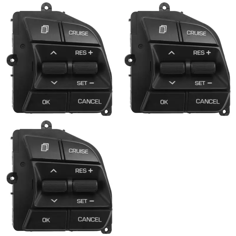 【Price Drop !!】 3X 96700-C1510 Right Speed Cruise Control Button For Sonata LF 2015-2018 Steering Wheel Switch Cancel Bu