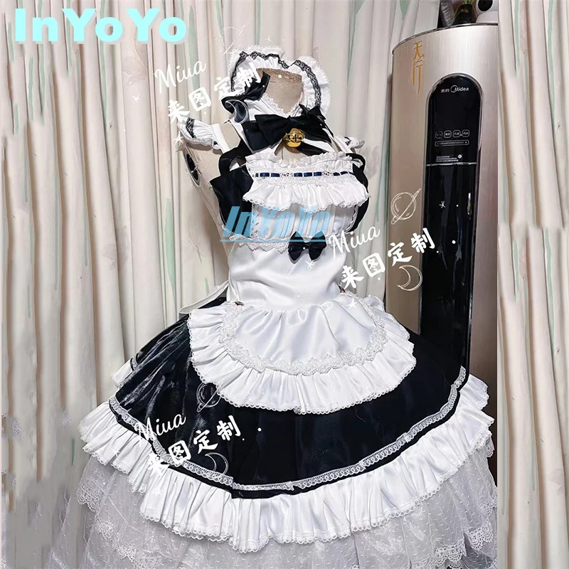 

InYoYo [по индивидуальному заказу] NIKKE The Goddess Of Victory Privaty Косплей Костюм Необычная униформа горничной Платье для женщин Cos Хэллоуин Вечеринка