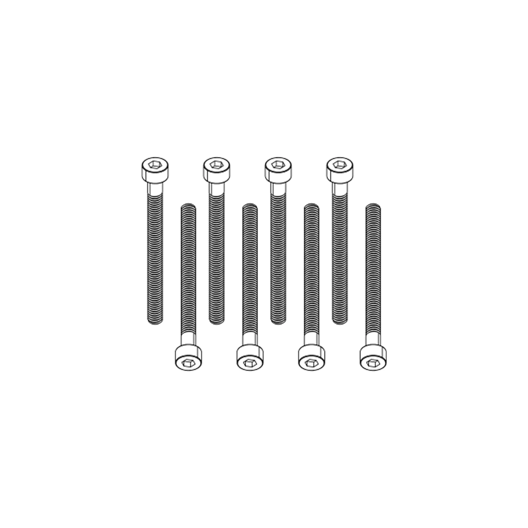 N517 N517A-M06207 Hex Socket Cylindrical Head Cap Screw Bolt
