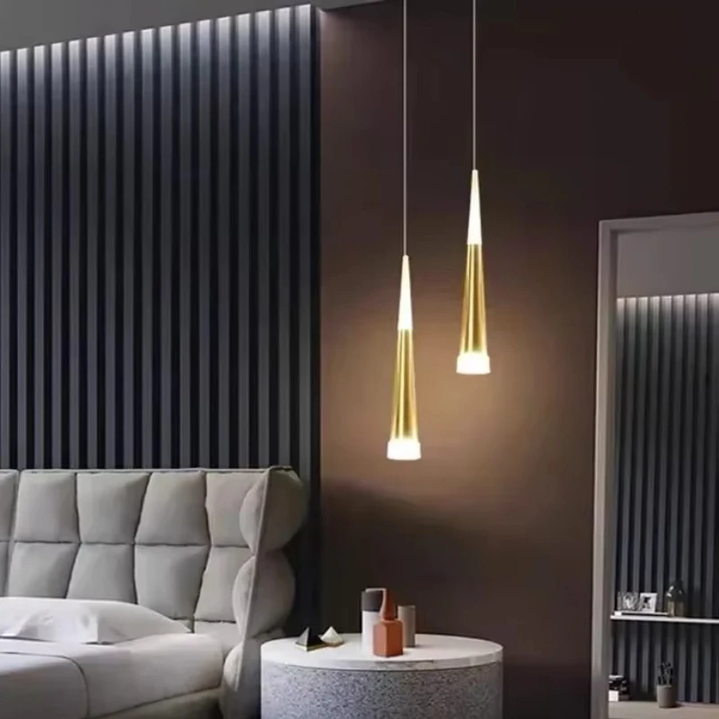 Nordic LED Pendant Lamp Long Hanging Wire Bedside Living Dining Room Study Chandelier Indoor Home Decor Light Fixture Luster