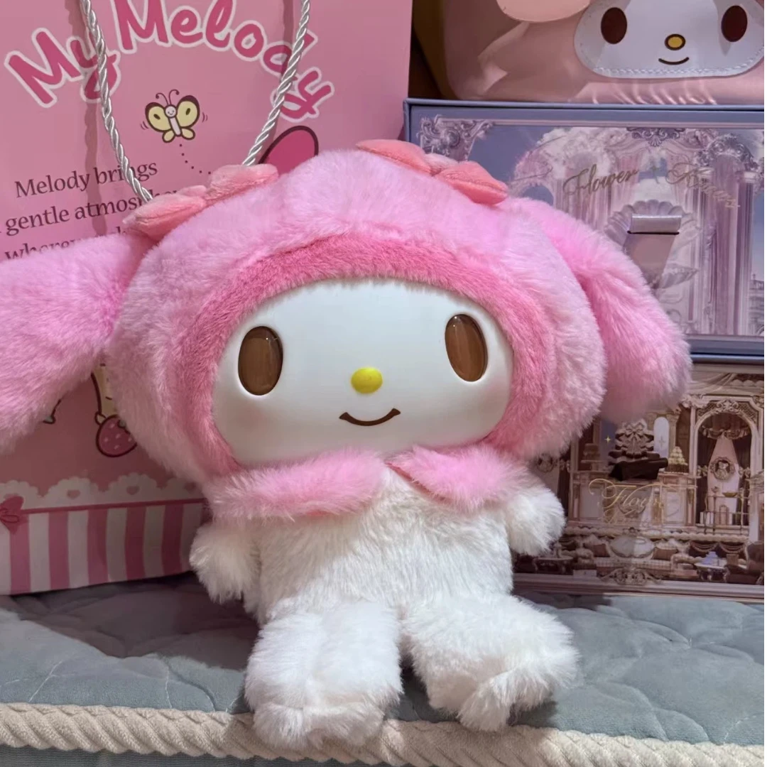 

Sanrio My Melody Talking Plush Doll Anime Character Cartoon Cute room decor Soft Stuffed Animal Toy Kids Girls Birthday Gift toy