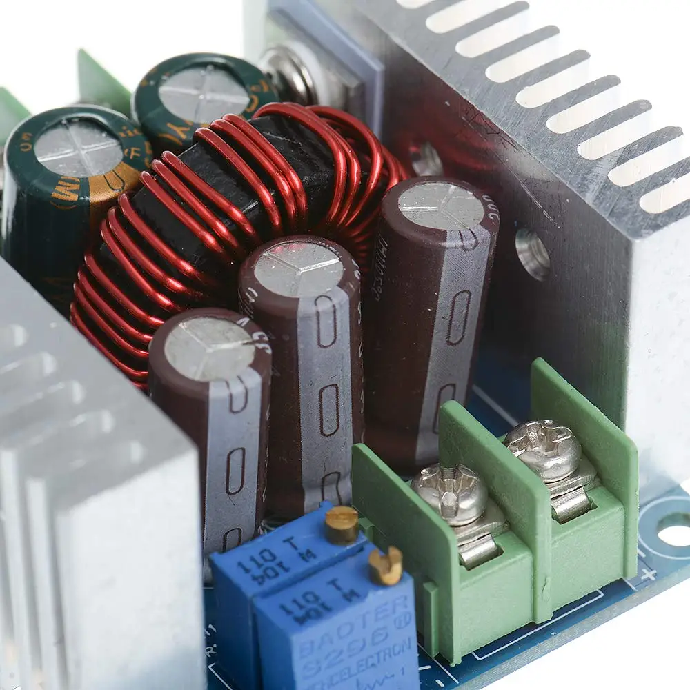 6er-Set Step-Down-Buck-Konverter 4,5-28V Zu 0,8-20V – 3A Einstellbar, DC-DC Modul, Kompakt, Effizient, Für 24V→12V/9V/5V