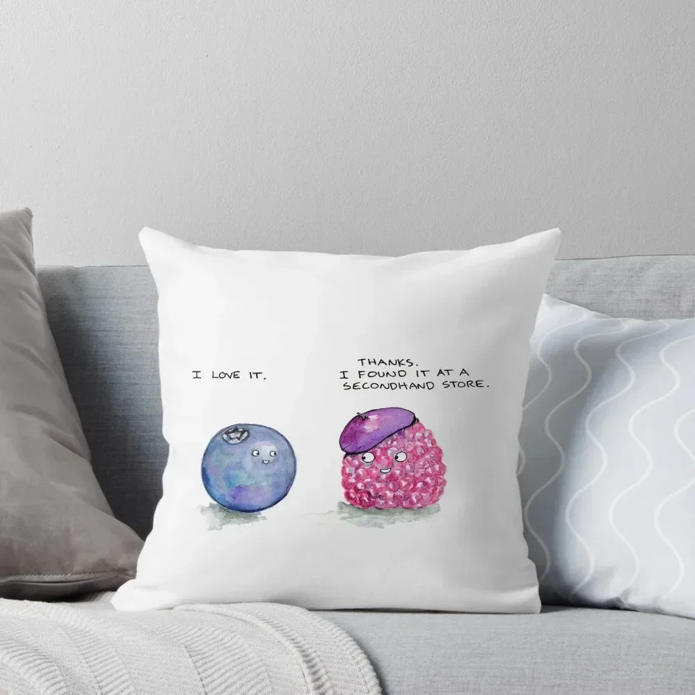 

Raspberry Beret watercolor painting, Prince fan art Throw Pillow Anime Christmas Pillow pillow