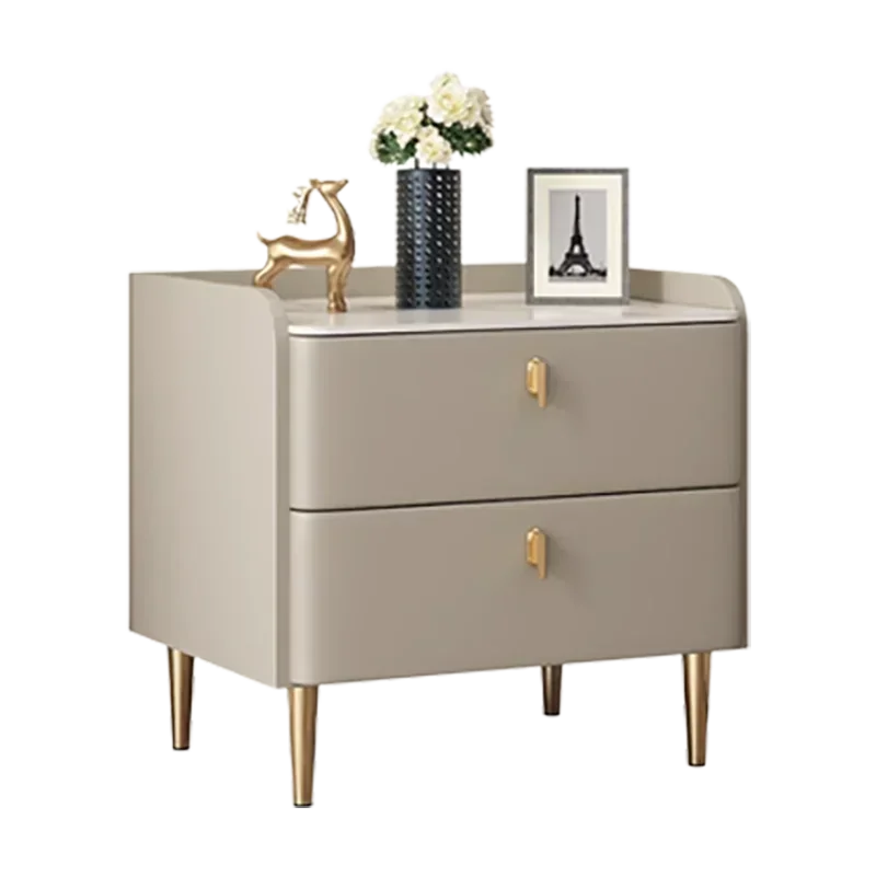 Nightstand Solid Wood Modern With Storage for Bedroom for Home Sturdy Construction, Bedside Table