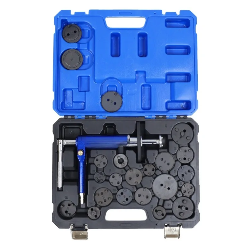 

23-Piece set, brake sub-pump return tool, automobile pad replacement, adjustment, disassembly