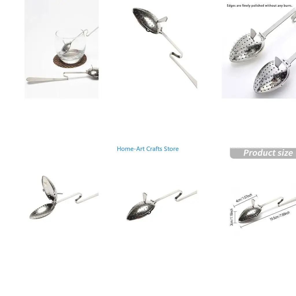 Y3NA Practical Zigzag Tea Filter Tea Strainer For Refreshing Cup Home Office Brewing