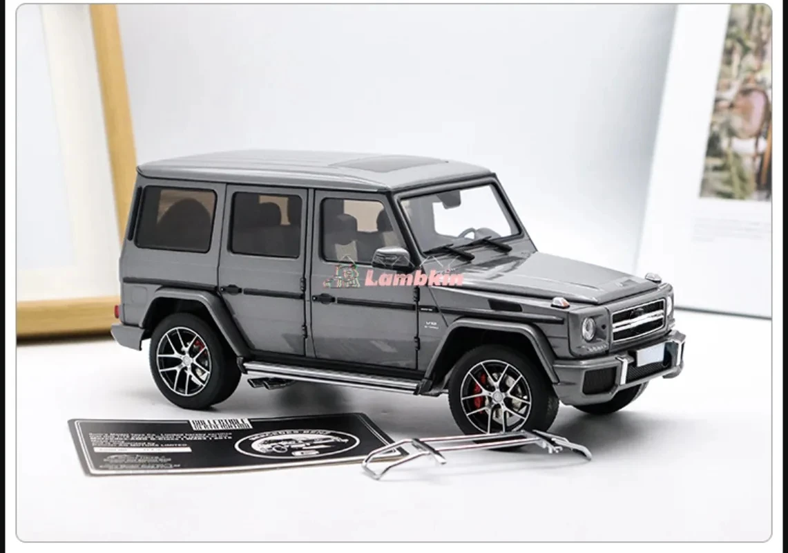 거의 실제 1/18-Benz G65 W463 Big G Jeep 합금 자동차 모델 가구 컬렉션 선물