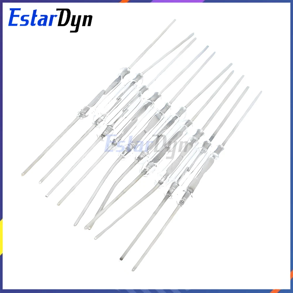 10 قطعة Y213 N/O ريد التبديل المغناطيسي التبديل 2*14 مللي متر عادة مفتوحة المغناطيسي التعريفي التبديل #4