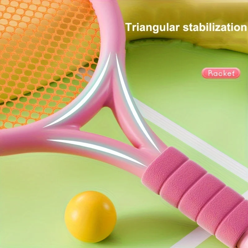 sports tennis racket interactive game  Badminton racket indoor and outdooractivity parent-child interaction  puzzle toy ball