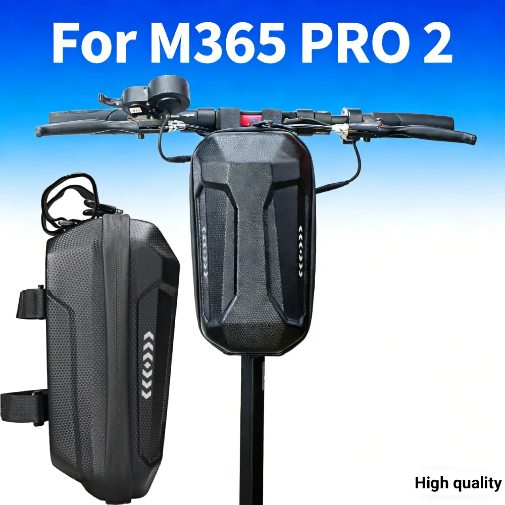 

Universal Electric Scooter Handlebar Bag 3L Large Capacity EVA Hard Shell Front Waterproof Front Hanging Bag for Kugoo M4