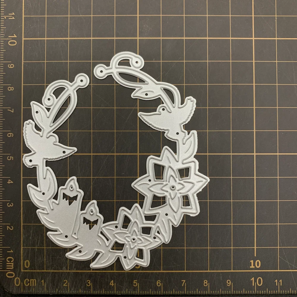 9 أنواع إطار الفيلم يترك المعادن قطع يموت الإستنسل DIY بها بنفسك سكرابوكينغ الزخرفية النقش الحرفية يموت CutsTemplate #3