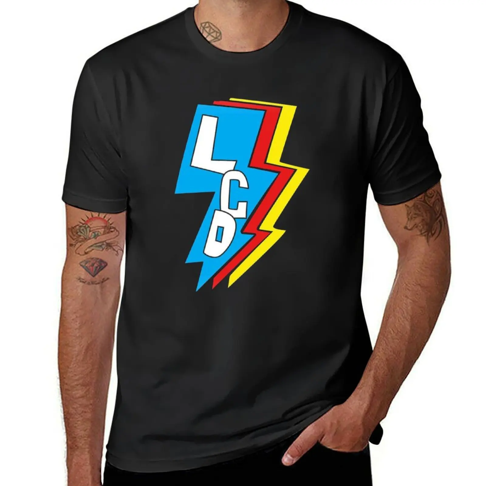 Lcd Soundsystem T-Shirt quick drying Short sleeve tee anime clothes aesthetic clothes big and tall t shirts for men