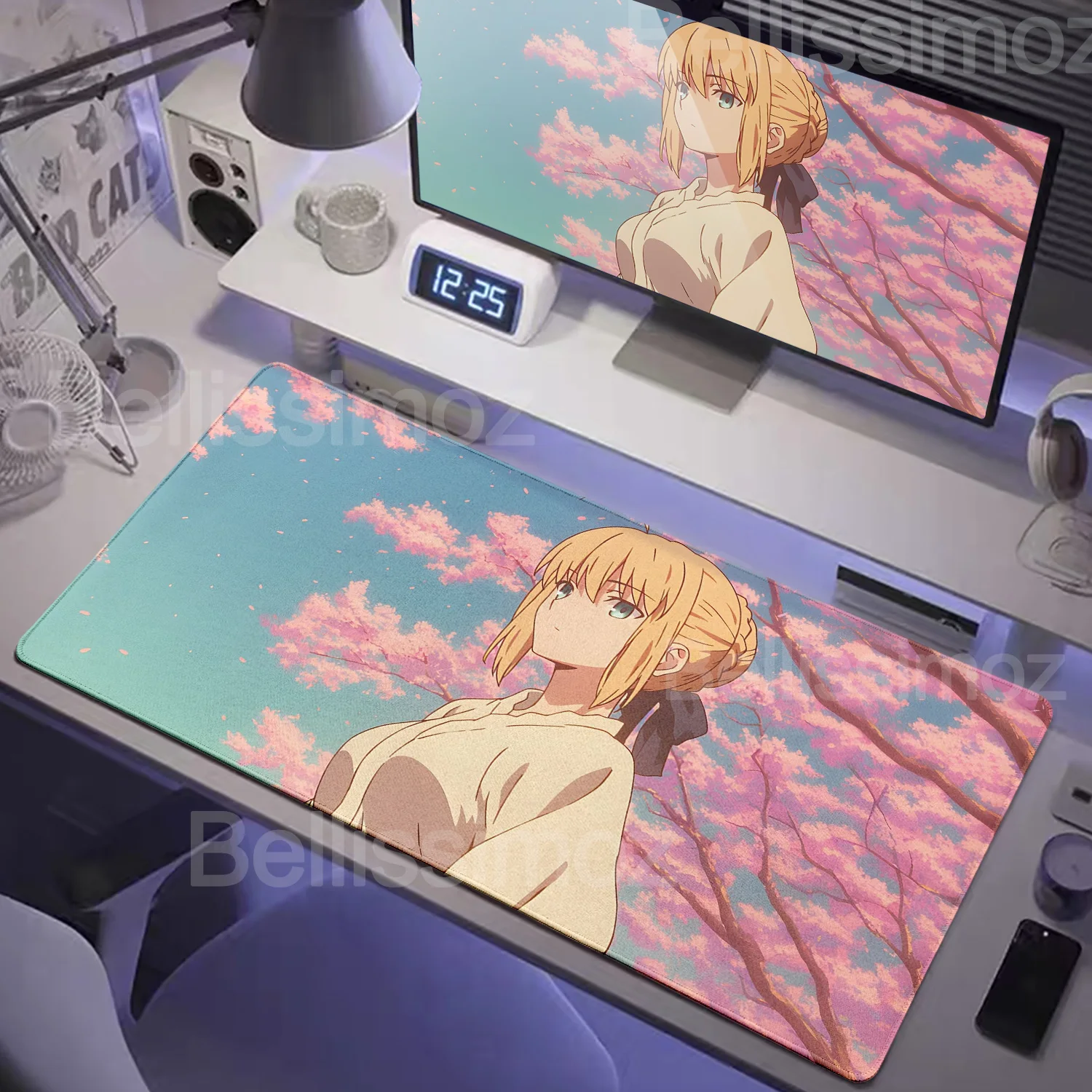 Anime Fate Saber Mouse Pad Laptop Gamer Office Desk Mat Accessories XXL Non-slip Computer Gaming for Keyboard Pad Large Mousepad