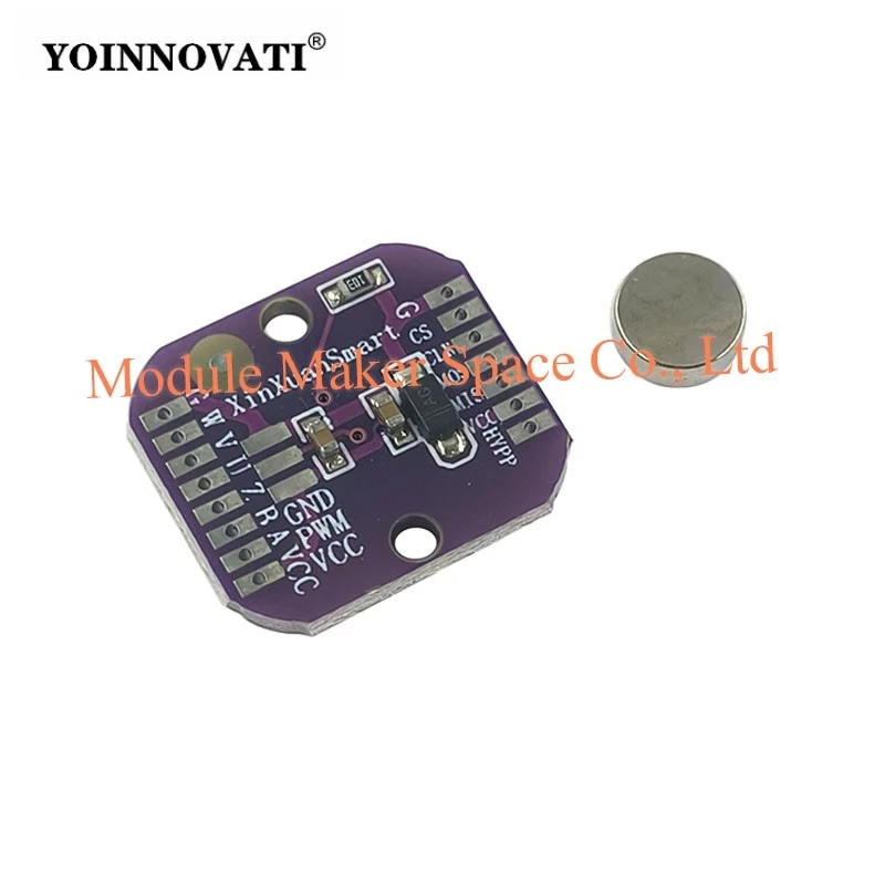 MT6825 High-Speed Magnetic Encoder Module Zero-Delay PWM/SPI Interface Replacement for AS5048 BLDC Motor Position Sensor