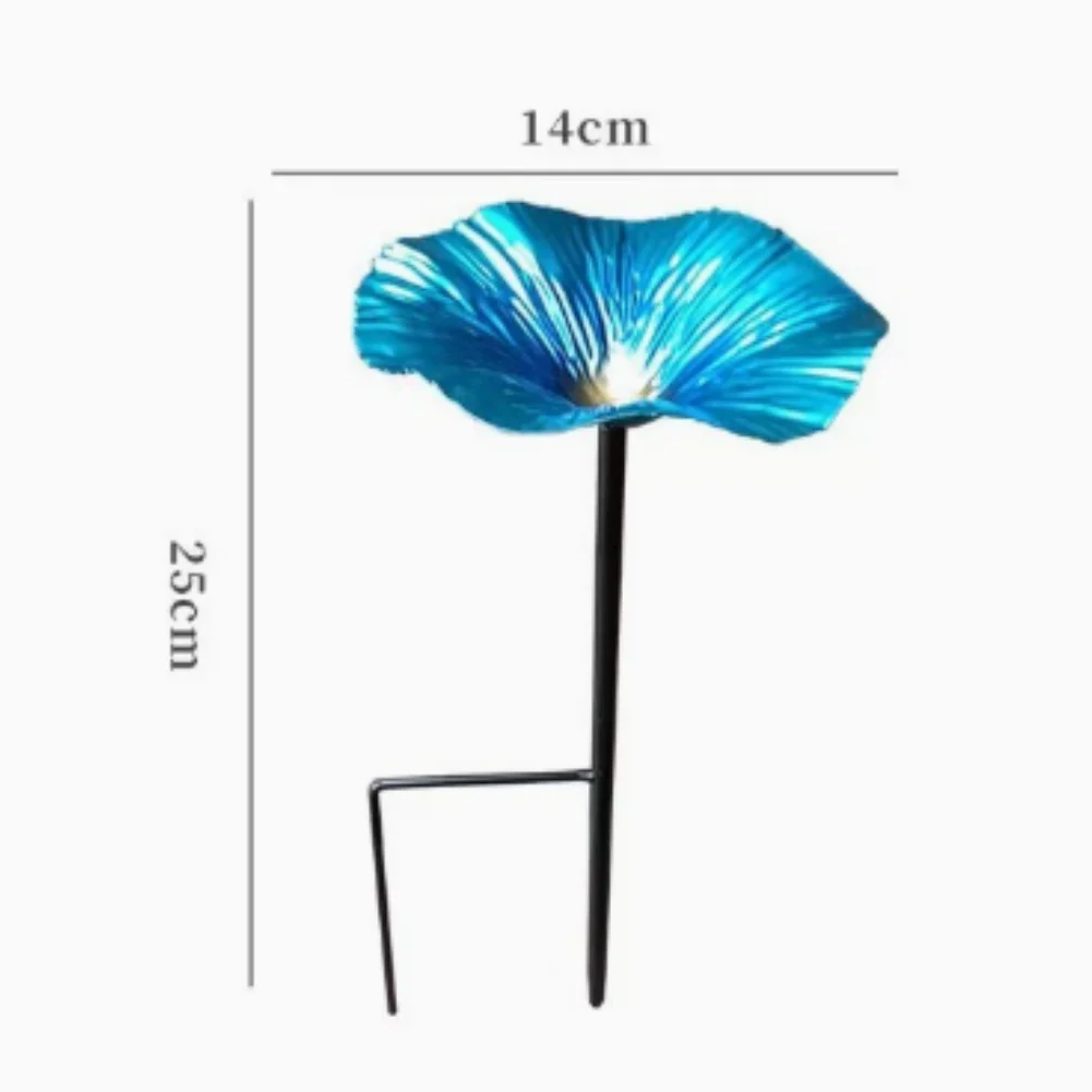 Garden Bird Feeder and Bath with Floral Tray Layout Built from Industrial Grade Iron for Dependable Outdoor for service