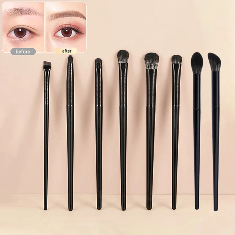 

8/10PCS Eyes Makeup Brushes Set Soft Contouring Eyeshadow Eyeliner Eyebrow Brush Women Professional Facial Beauty Cosmetic Tool