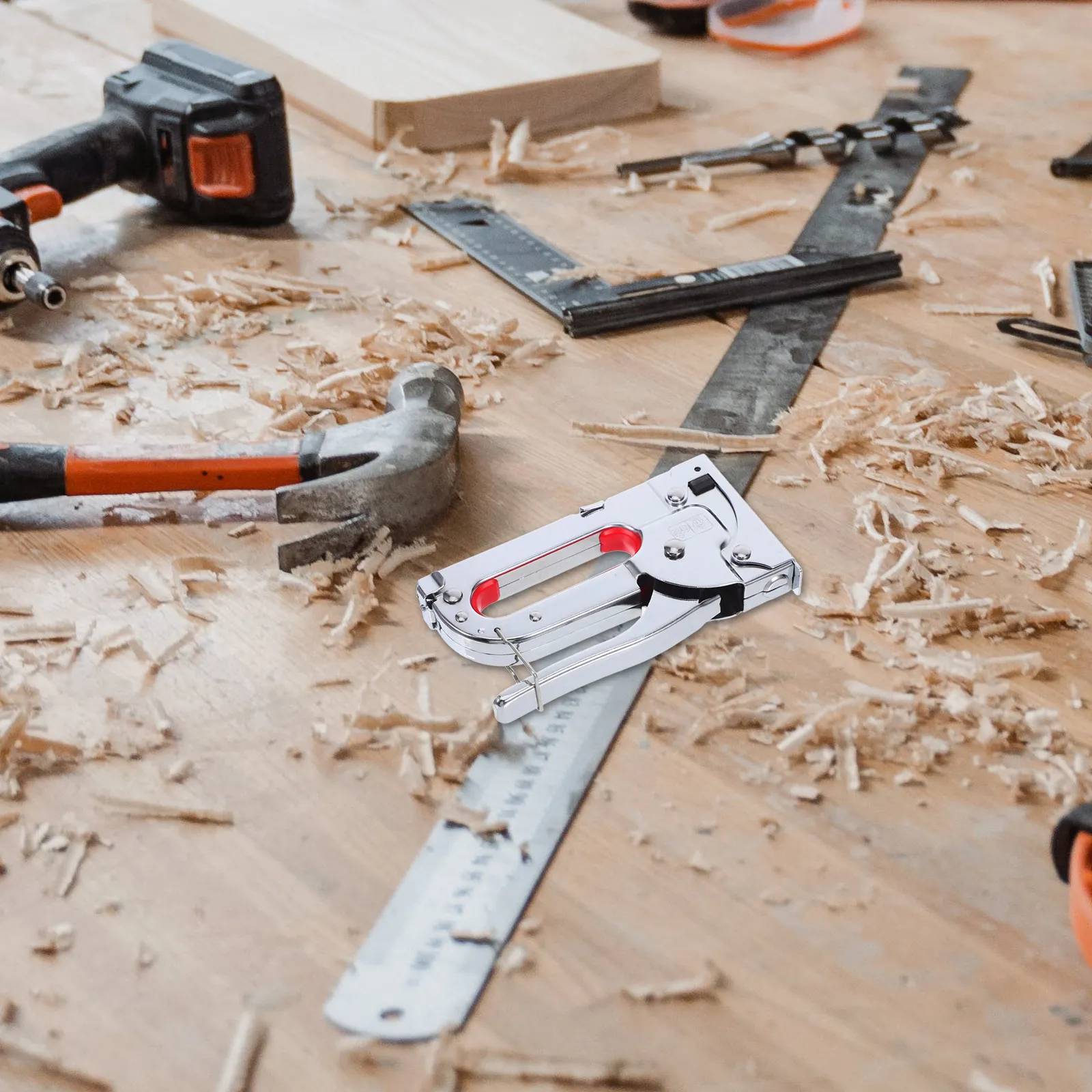 

3-in-1 Manual Handheld Nail Stapler Heavy Duty for Woodworking Upholstery Canvas Framing Brad Nailer Tool Cordless Nail Shooting