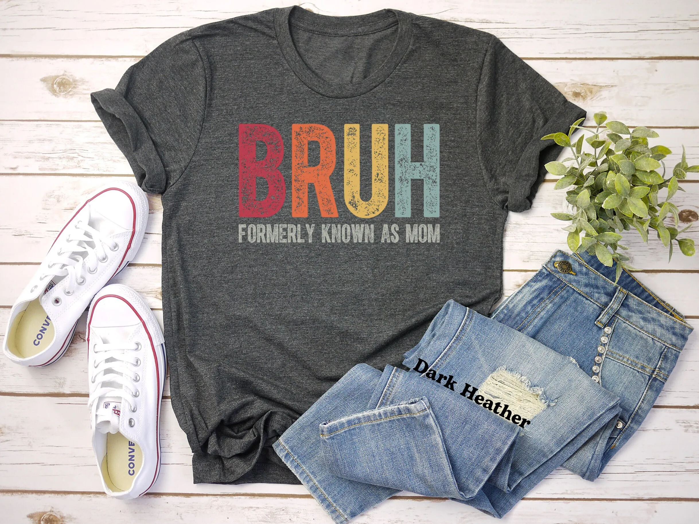 Funny Sarcastic T Shirt For Mom Quote Bruh Formerly Known As Preppy Aesthetic Mama