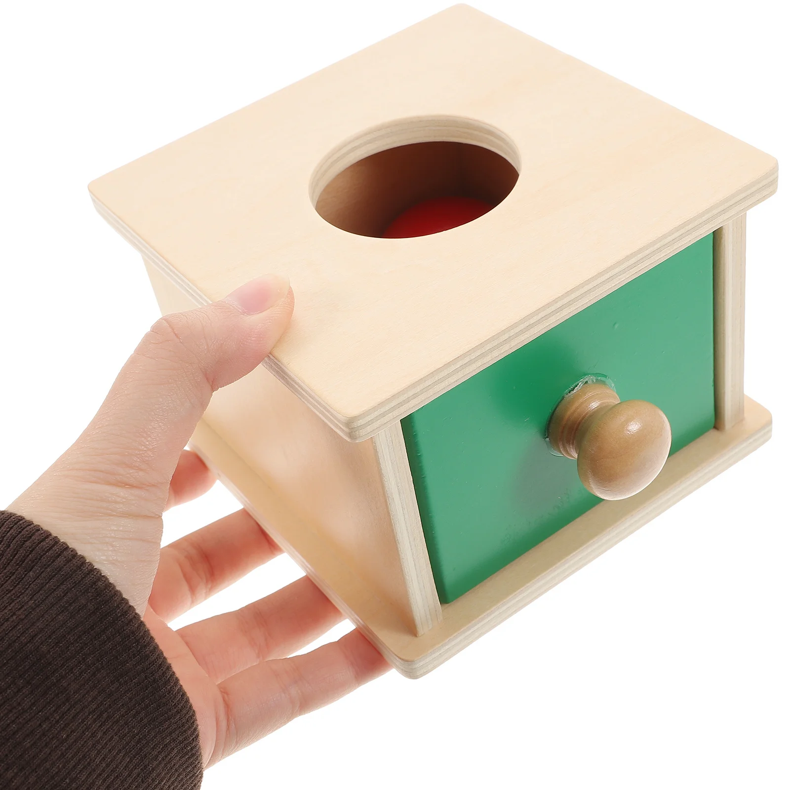 

Round Wooden Educational Kids Hand-Eye Coordination for Birthday Holiday Gift Early Learning Excellent Wood Material